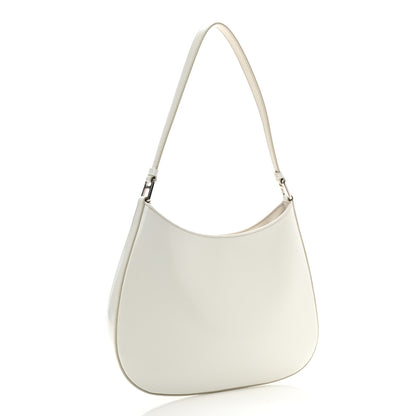 Prada Spazzolato Cleo Shoulder Bag White 3 of 7