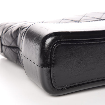 Chanel Aged Calfskin Quilted Medium Gabrielle Hobo Black 8 of 11