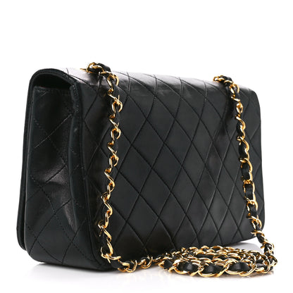 Chanel Lambskin Quilted Small Single Flap Black 3 of 12