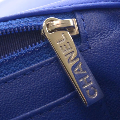 Chanel Lambskin Maxi Flap Blue Roi 7 of 10