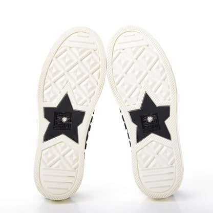 Christian Dior Canvas Dot Walk'N'Dior Low Top Sneakers 36 Black 7 of 11