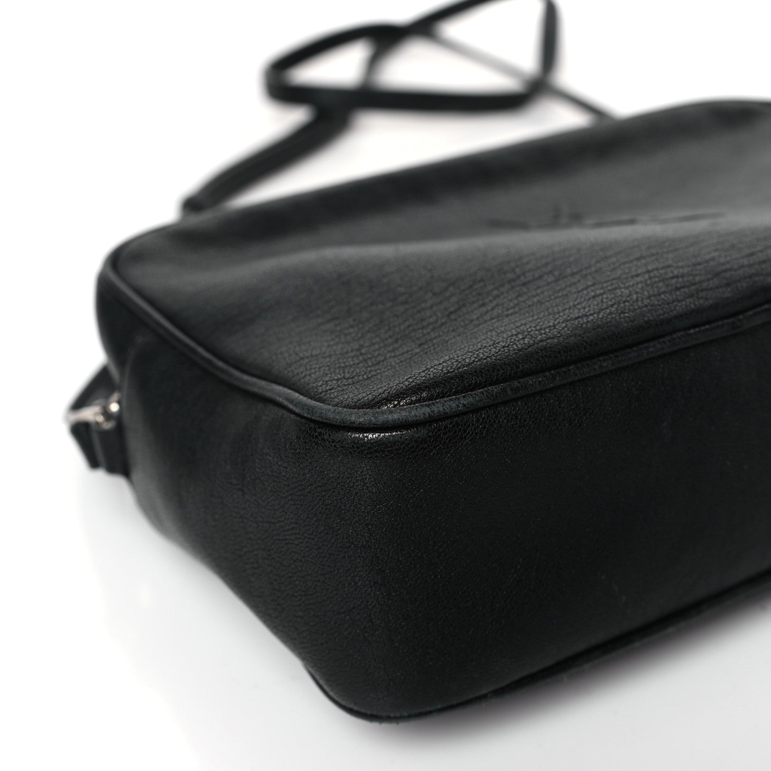 Saint Laurent Lambskin Monogram Small Lou Camera Bag Black 8 of 10