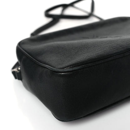Saint Laurent Lambskin Monogram Small Lou Camera Bag Black 8 of 10