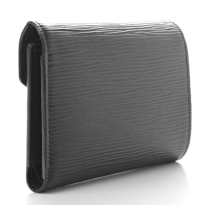 Louis Vuitton Epi Victorine Wallet Black 3 of 9