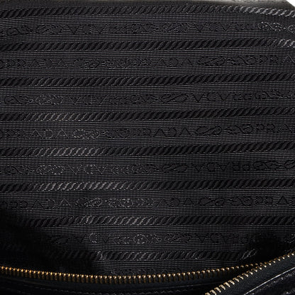 Prada Cervo Antik Shopping Satchel Black 10 of 11
