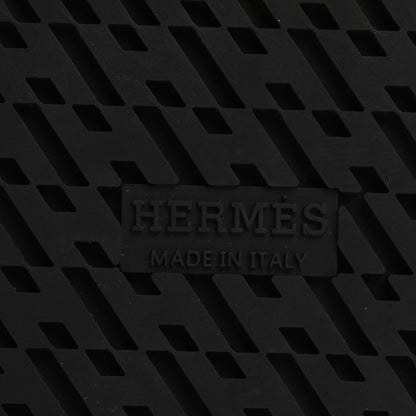 Hermes Calfskin Medor Studded Womens Chypre Sandals 36 Black 8 of 9