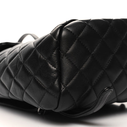 Chanel Lambskin Quilted Small Urban Spirit Backpack Black 9 of 11