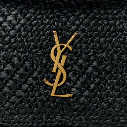 Saint Laurent Raffia Monogram Medium Jamie Black 9 of 11