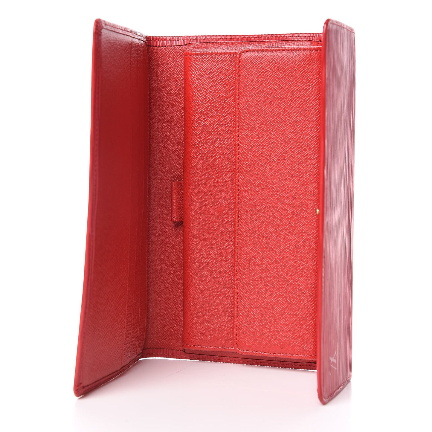Epi Porte Tresor International Wallet Castillan Red