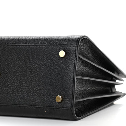 Saint Laurent Grained Calfskin Small Sac De Jour Black 13 of 14