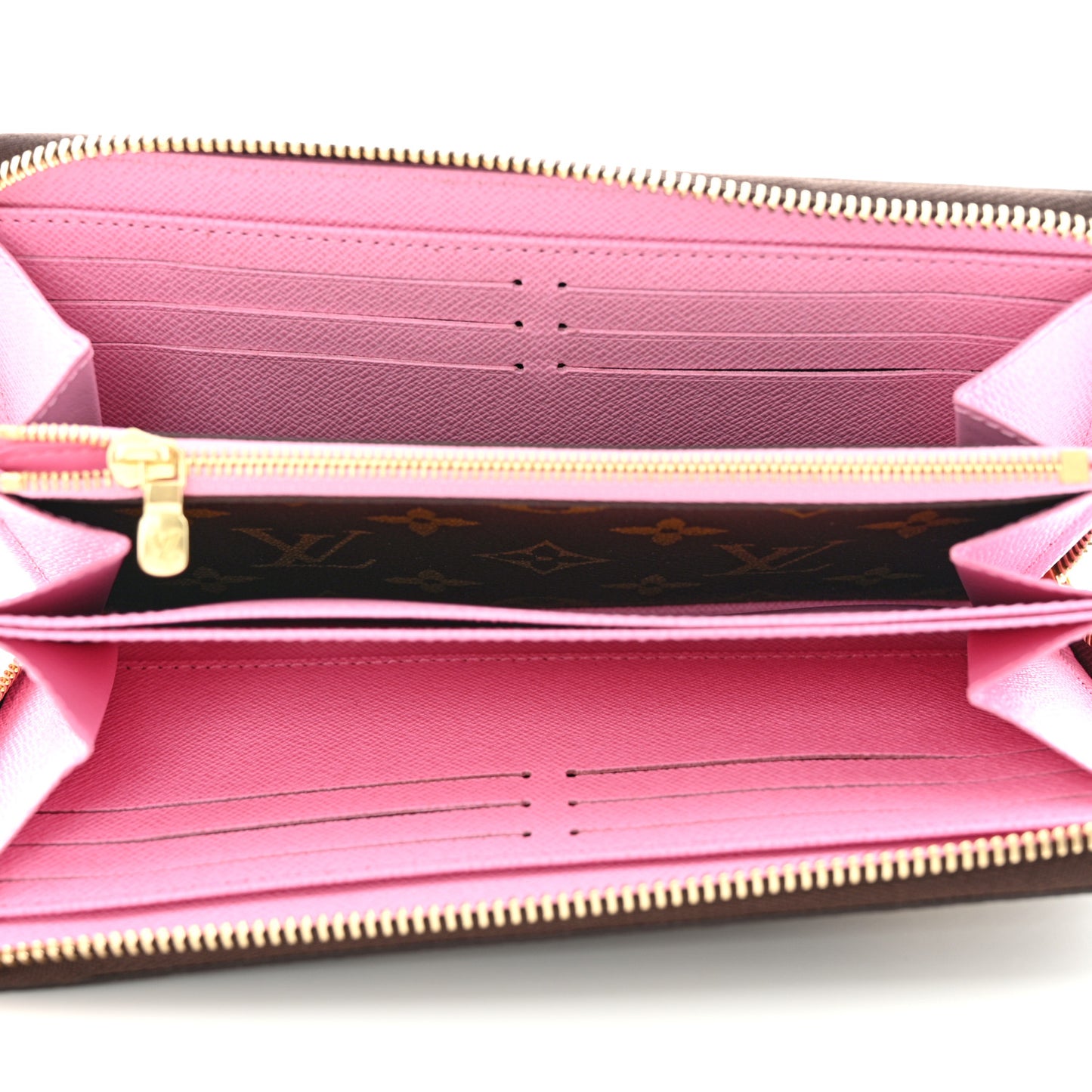 Monogram 2022 Christmas Animation Paris Zippy Wallet Pink