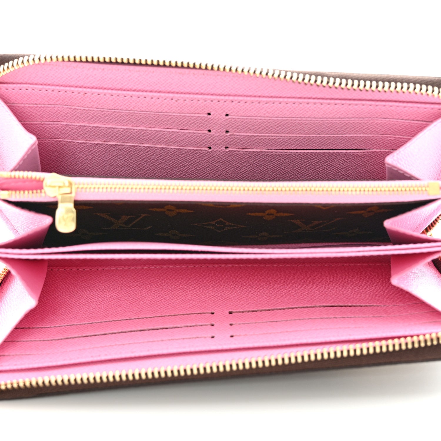 Louis Vuitton Monogram 2022 Christmas Animation Paris Zippy Wallet Pink 5 of 8