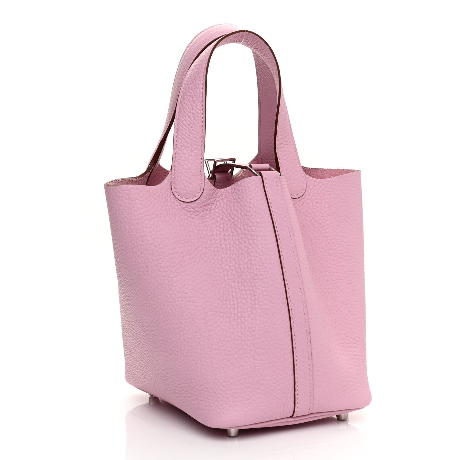 Hermes Taurillon Clemence Picotin Lock 18 PM Mauve Sylvestre 3 of 11