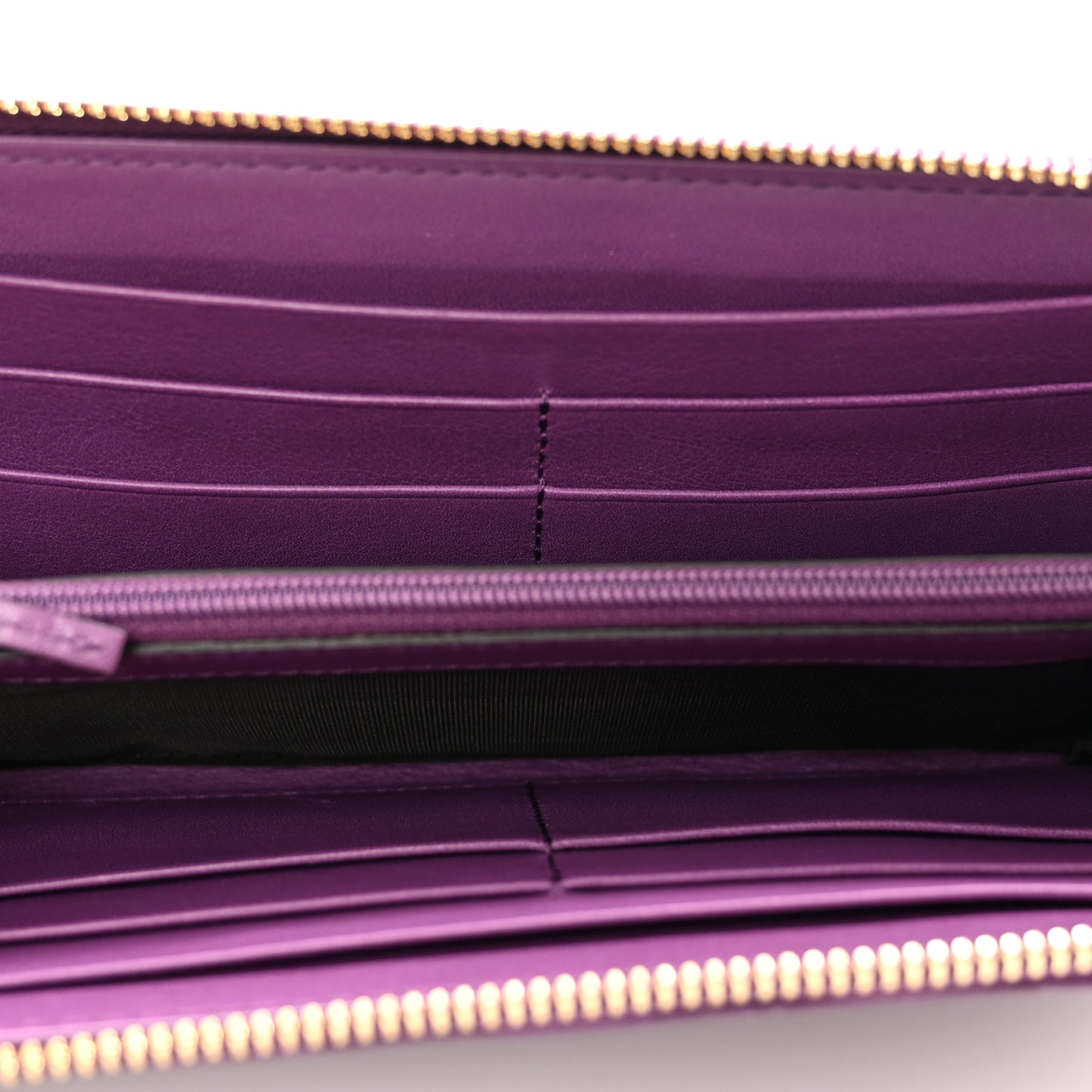 Guccissima Donna Long Wallet Purple