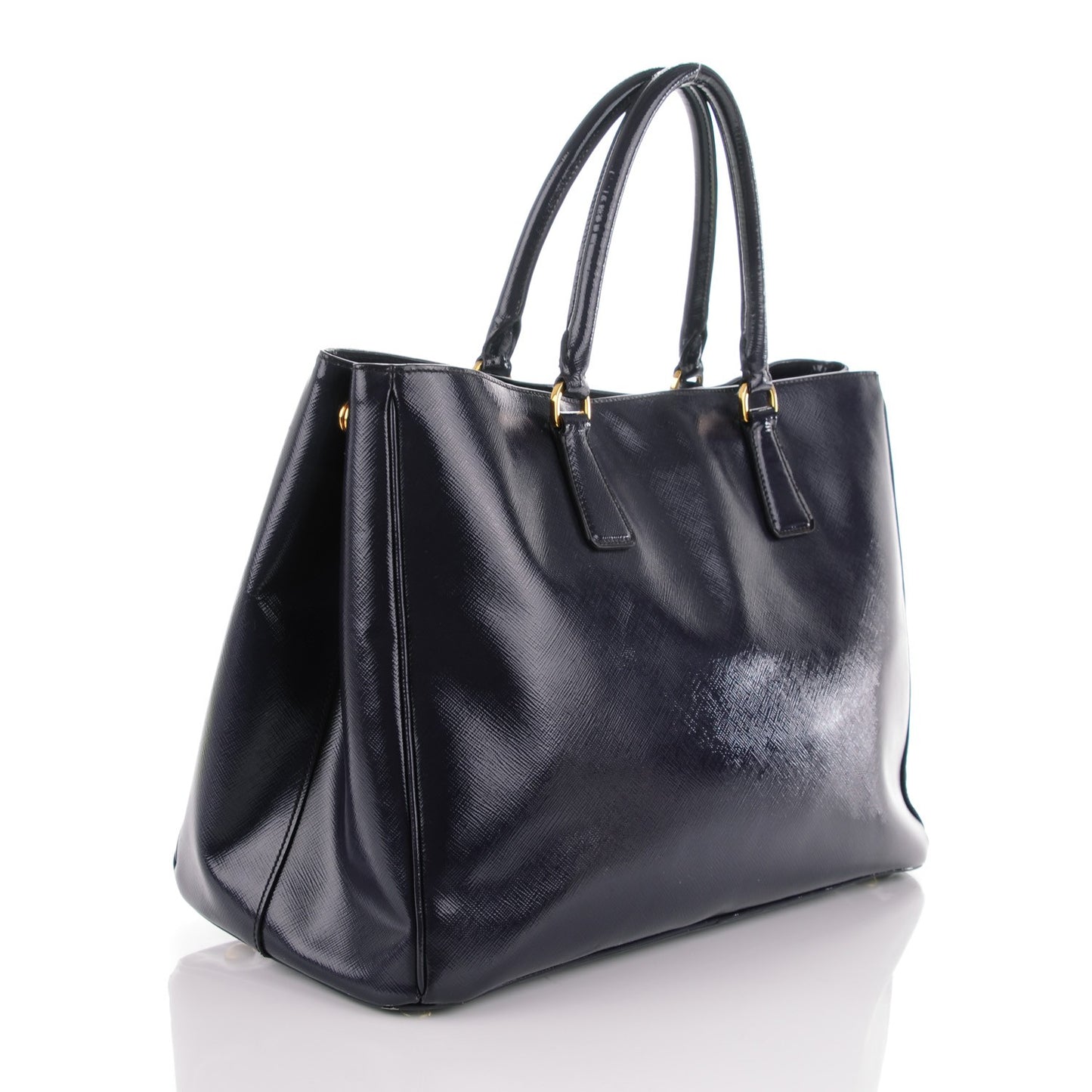 Saffiano Vernice Large Tote Uva