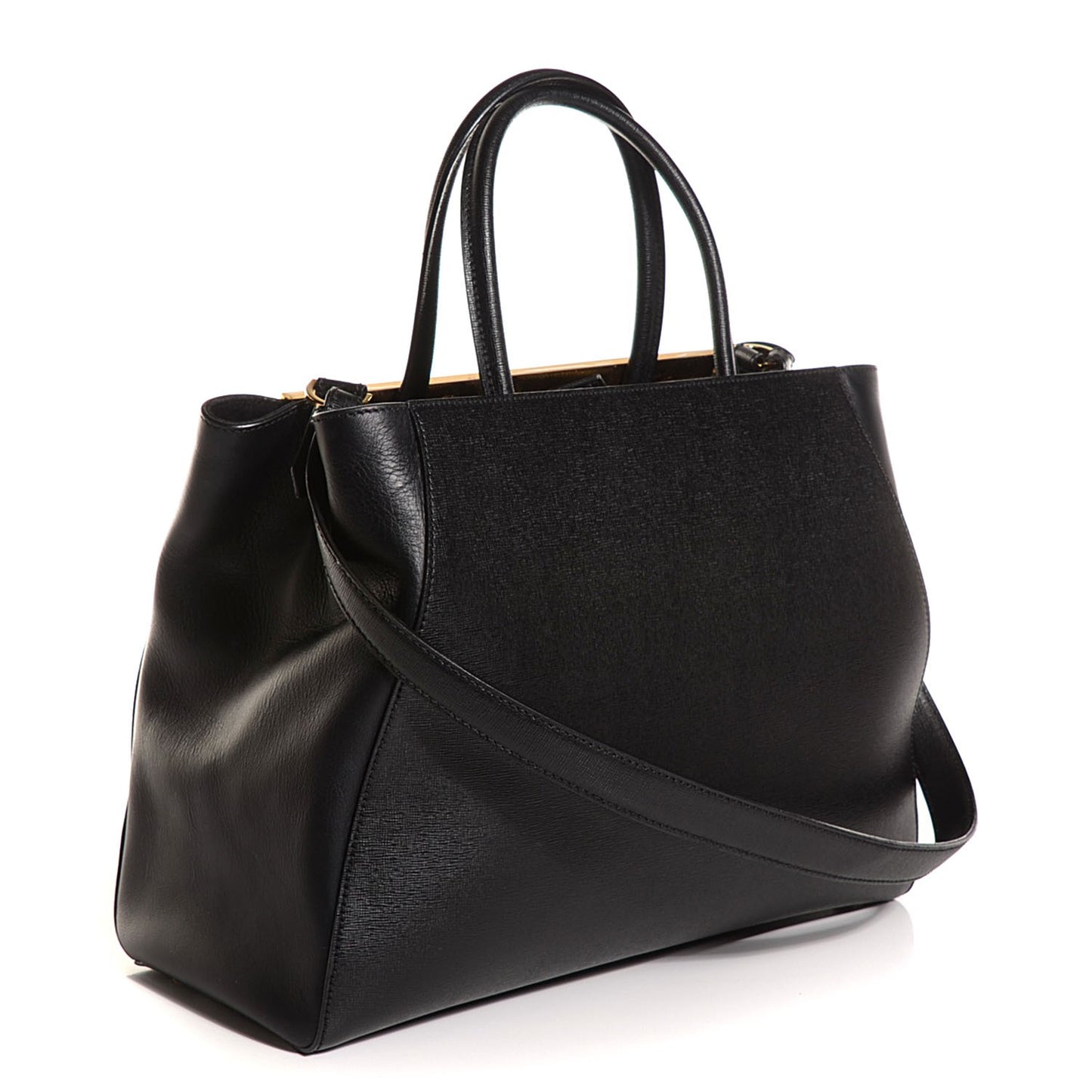 Vitello Elite Medium 2Jours Tote Black