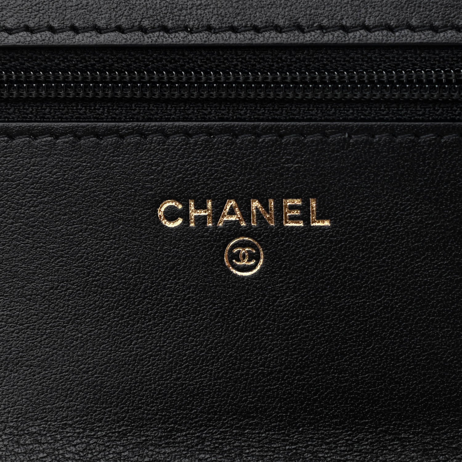 Chanel Calfskin Quilted Perfect Fit Wallet On Chain WOC Black 5 of 9