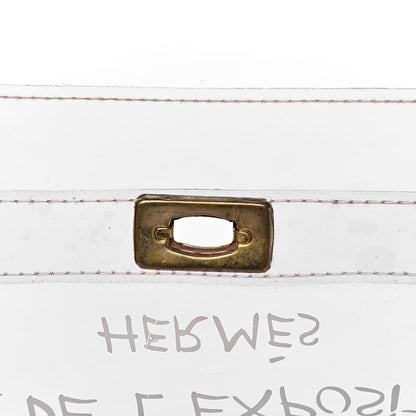 Hermes Vinyl Souvenir De L'Exposition Kelly Transparent 21 of 21