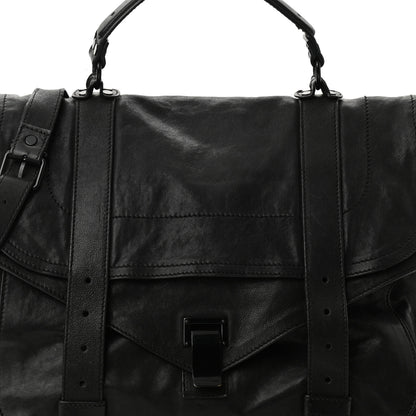 Proenza Schouler Lambskin PS1 Large Satchel Black 7 of 9