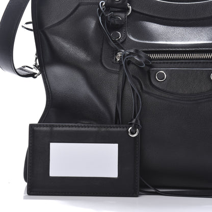 Balenciaga Margaux Calfskin Classic Silver Ring Hardware City Black 13 of 13