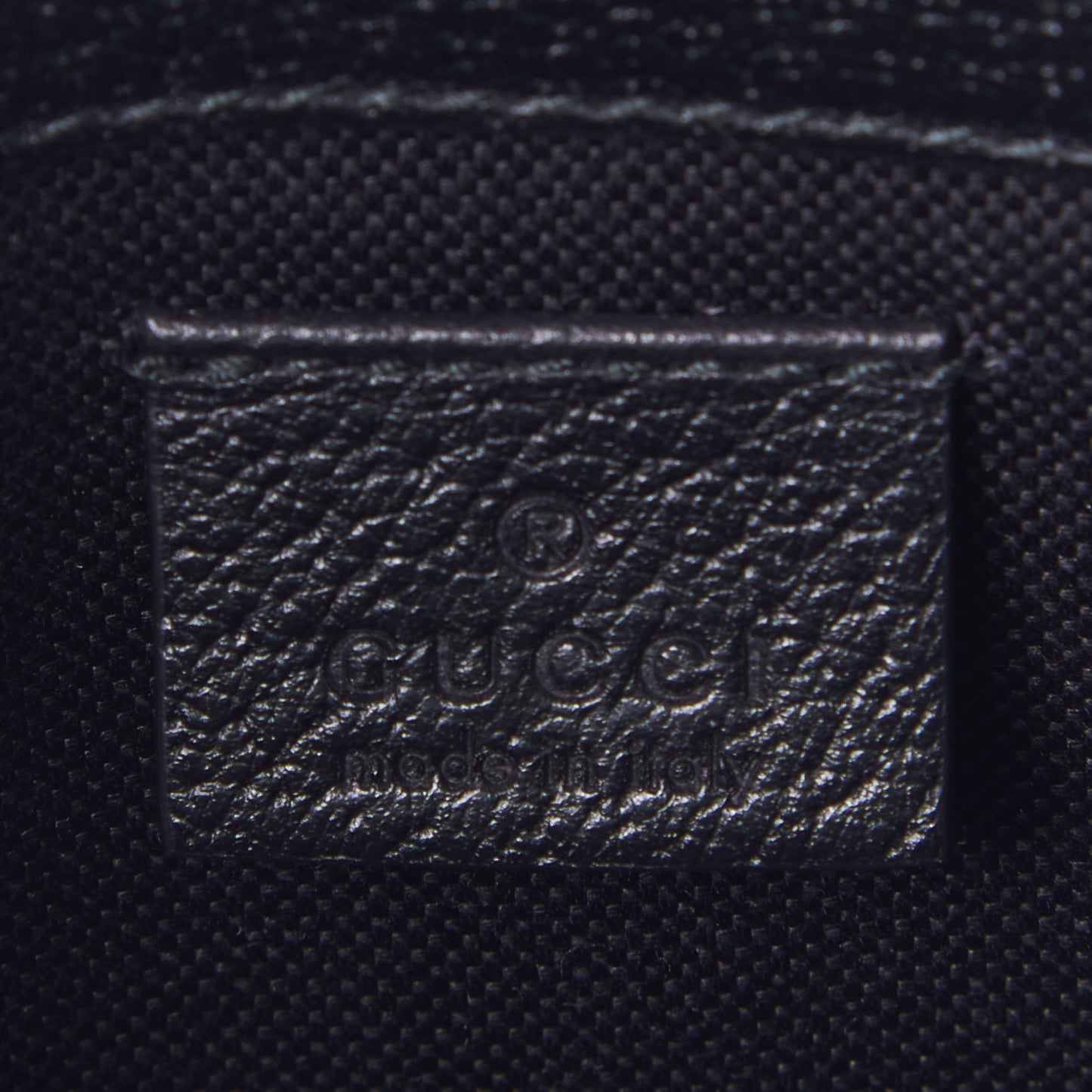 GG Supreme Monogram Psychedelic Slim Belt Bag Black