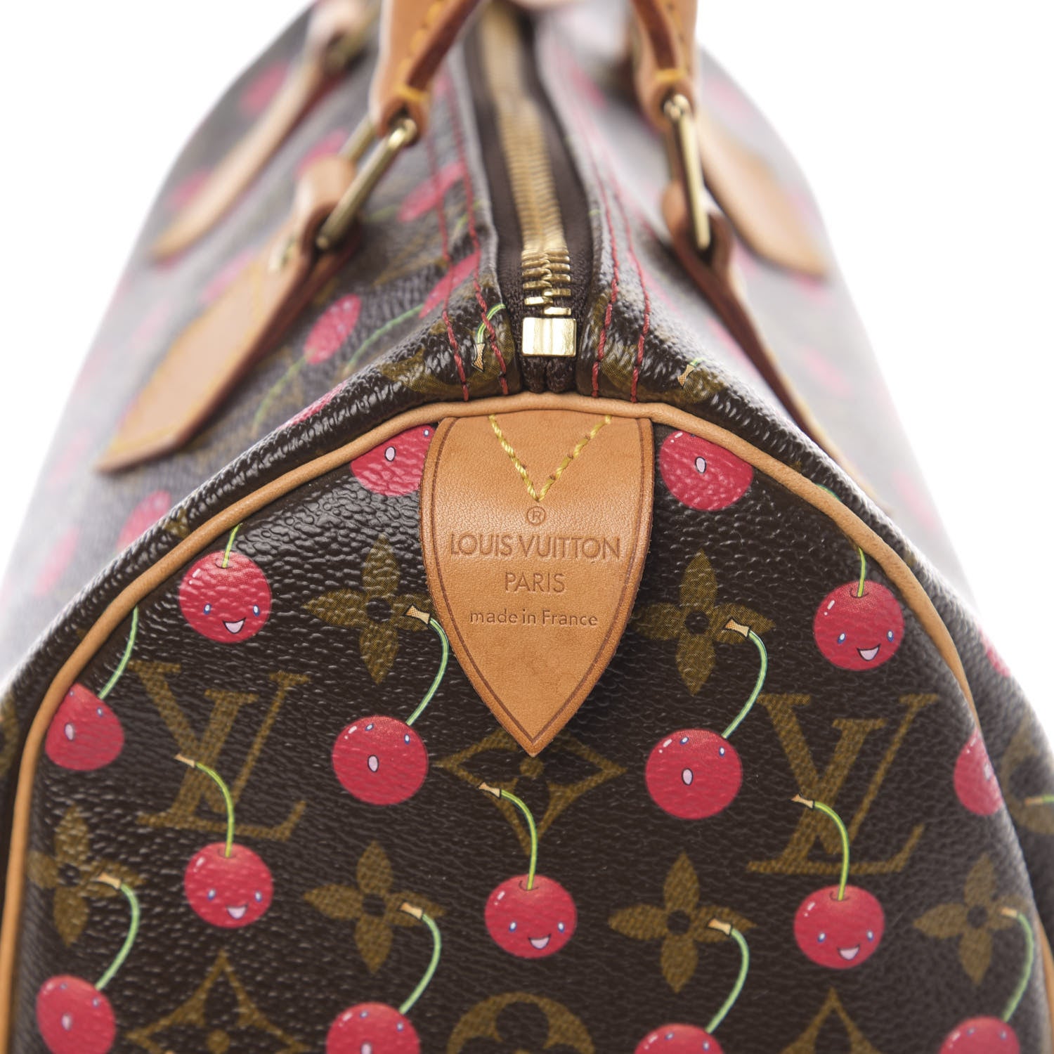 Louis Vuitton Monogram Cerises Speedy 25 6 of 9