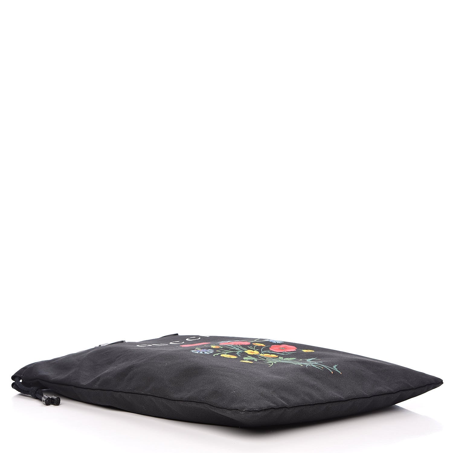 Gucci Canvas Chateau Marmont Drawstring Tote Black 4 of 10
