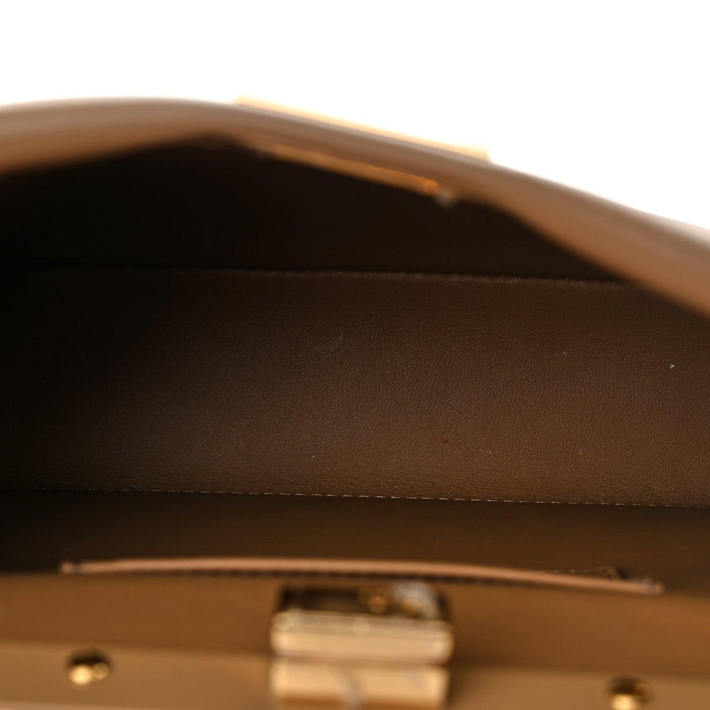 Vitello Seta Nappa Plexiglass Bi-Color Mini Peekaboo Iconic Satchel Bouganville Sand