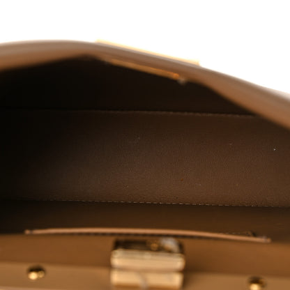 Fendi Vitello Seta Nappa Plexiglass Bi-Color Mini Peekaboo Iconic Satchel Bouganville Sand 5 of 11