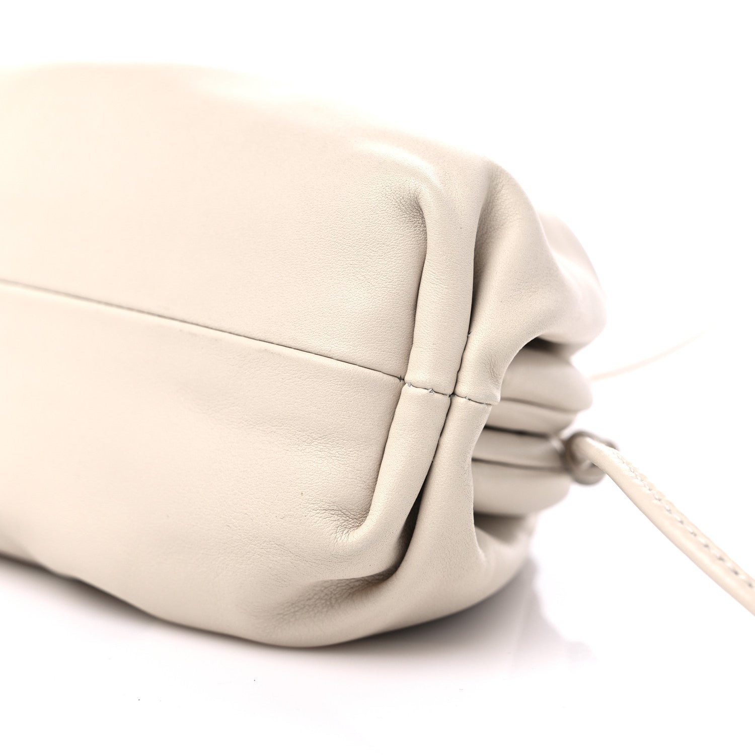 Bottega Veneta Butter Calfskin The Mini Pouch Chalk 9 of 9