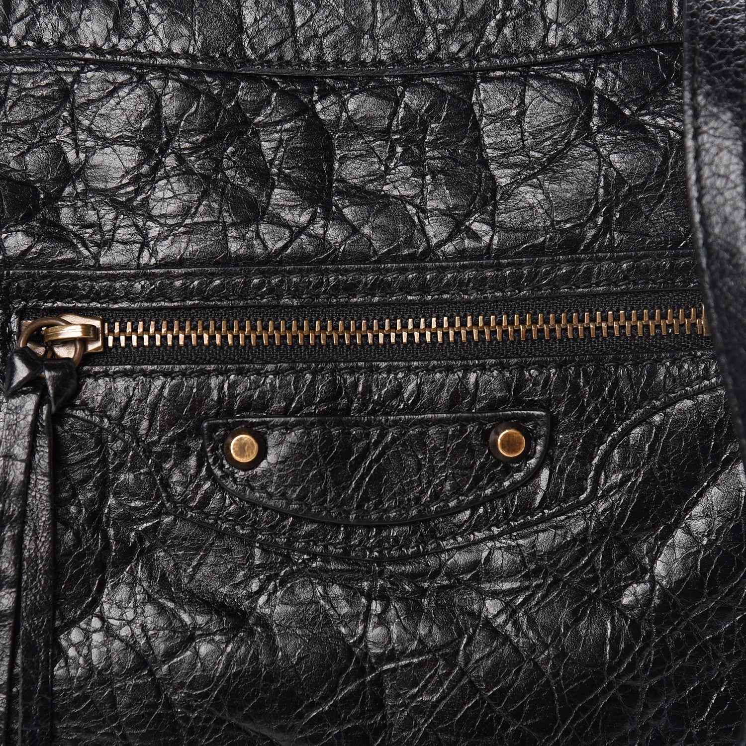 Balenciaga Agneau Classic Hardware Flat Crossbody Black 10 of 10