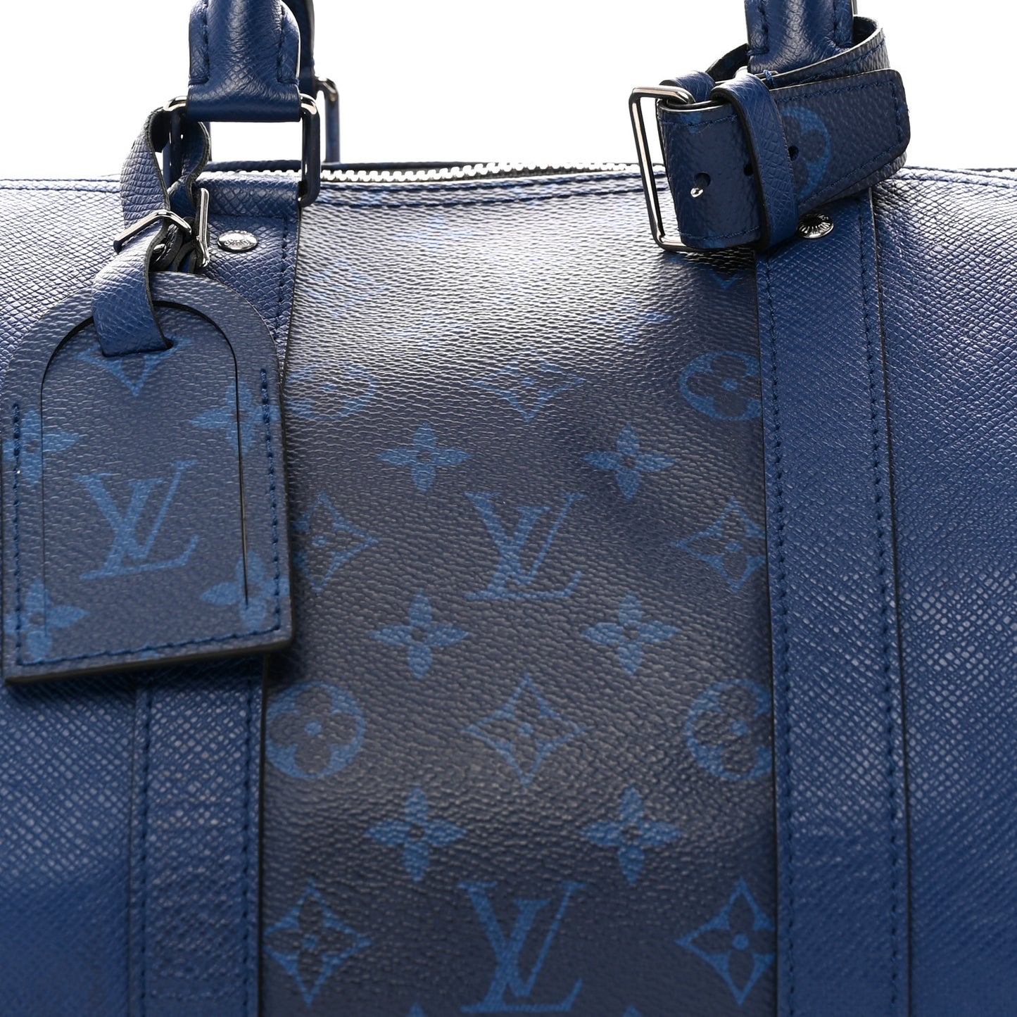 Taiga Monogram Eclipse Keepall Bandouliere 50 Pacific Blue
