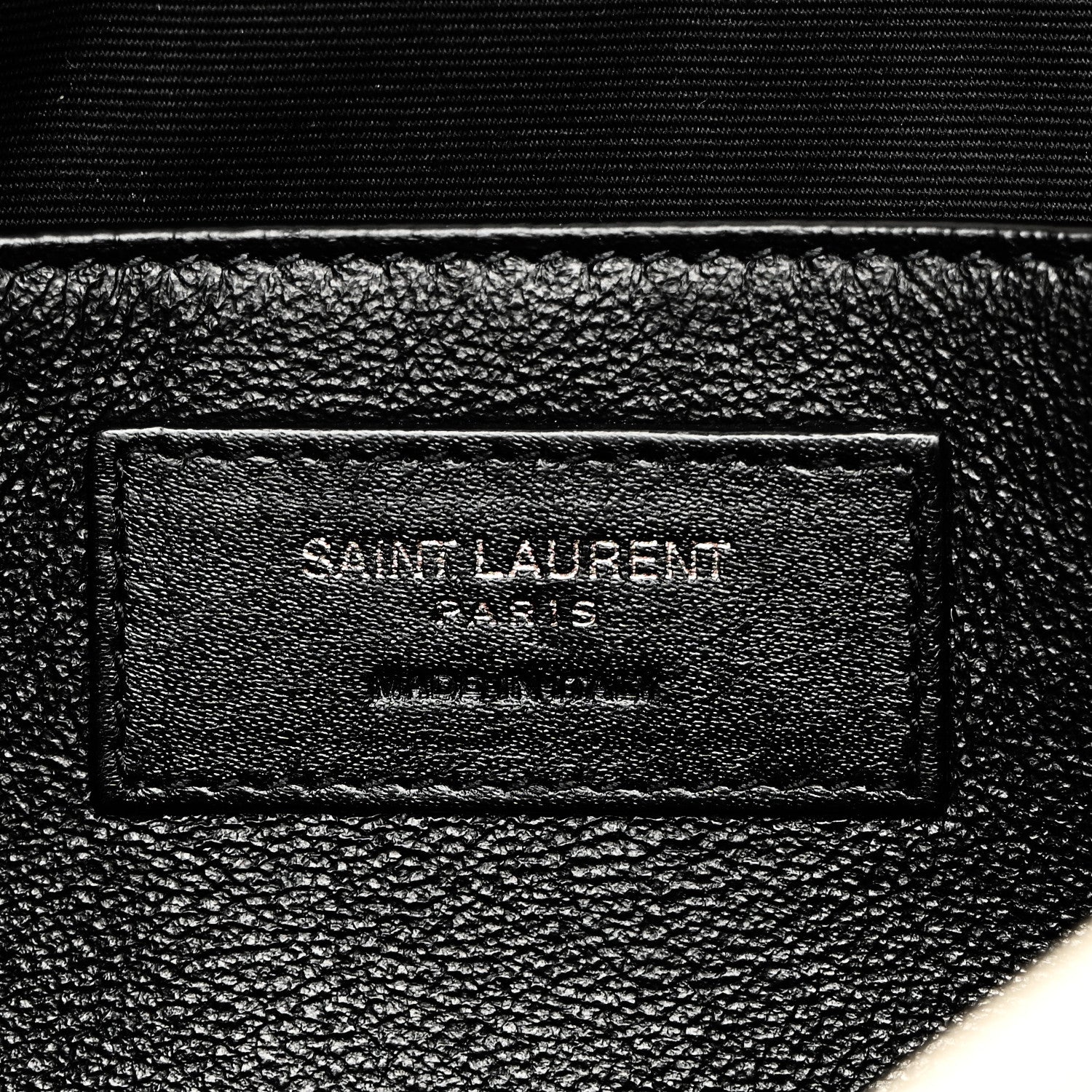 Saint Laurent Crinkled Calfskin Matelasse Monogram Baby Niki Chain Satchel Ivory 6 of 11