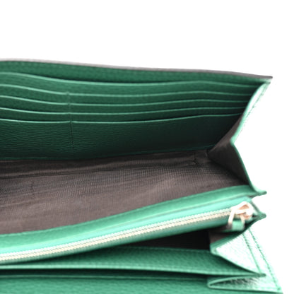 Gucci Calfskin Mini Dionysus Chain Wallet Emerald 5 of 12