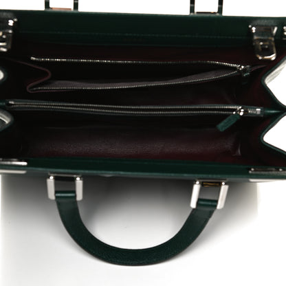 Gucci Grainy Calfskin Medium Zumi Top Handle Bag Vintage Green 5 of 12