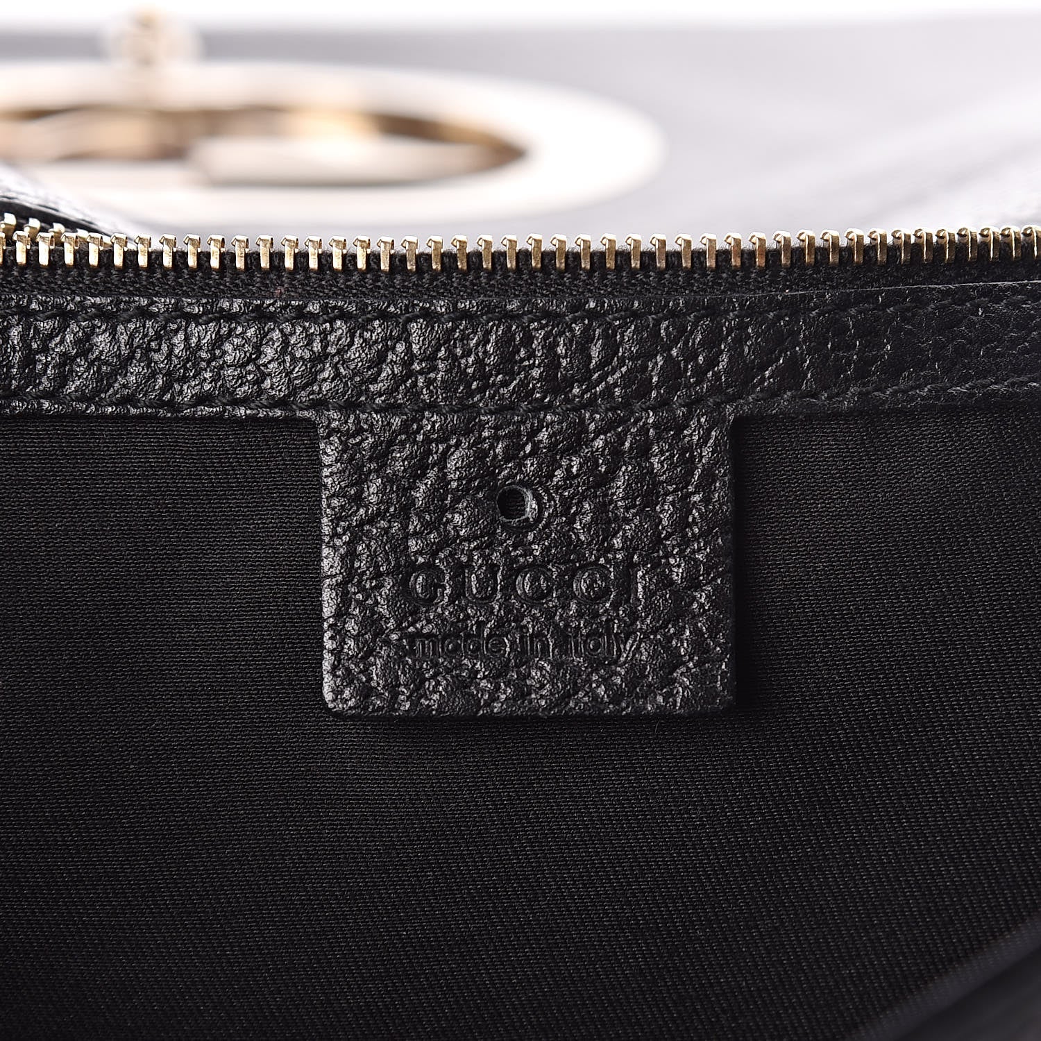 Gucci Calfskin Web Blondie Shoulder Flap Bag Black 6 of 11