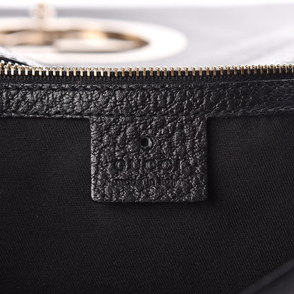 Gucci Calfskin Web Blondie Shoulder Flap Bag Black 6 of 11