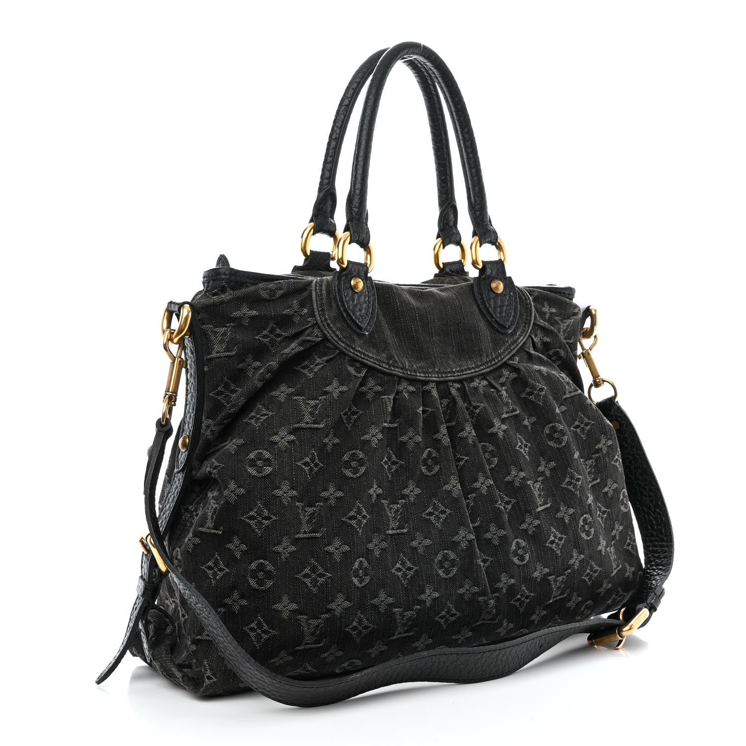 Louis Vuitton Denim Neo Cabby GM Black 3 of 10