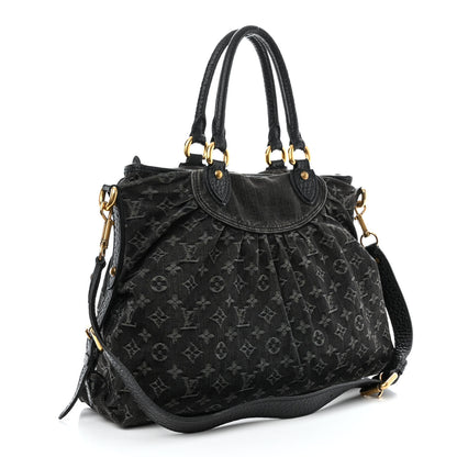 Louis Vuitton Denim Neo Cabby GM Black 3 of 10
