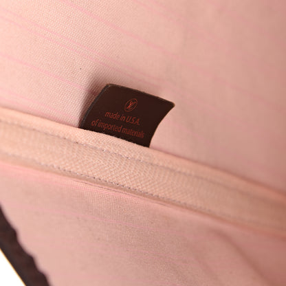 Louis Vuitton Damier Ebene Neo Neverfull MM Rose Ballerine 9 of 15