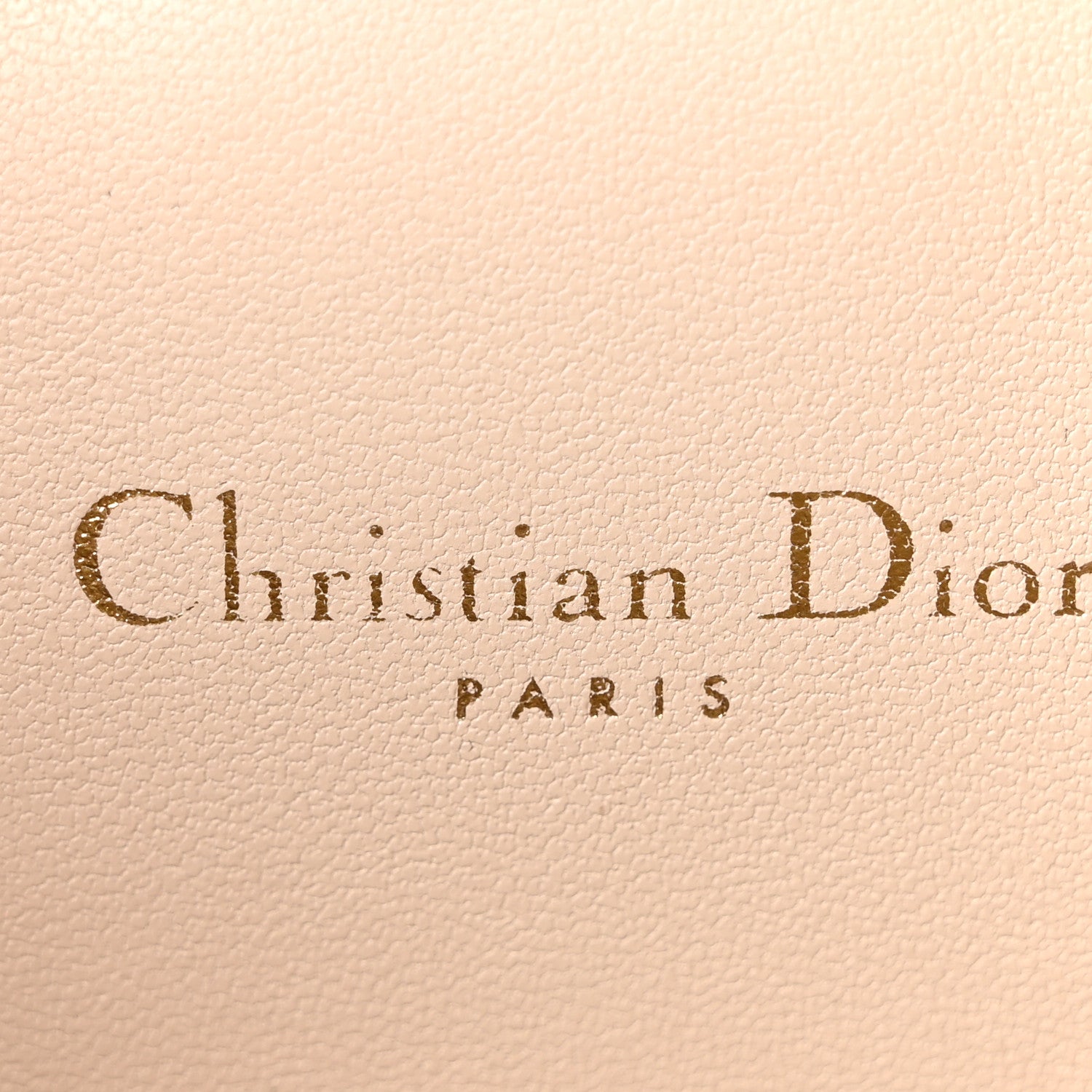 Christian Dior Calfskin CD Signature Vanity Caramel Beige 6 of 10