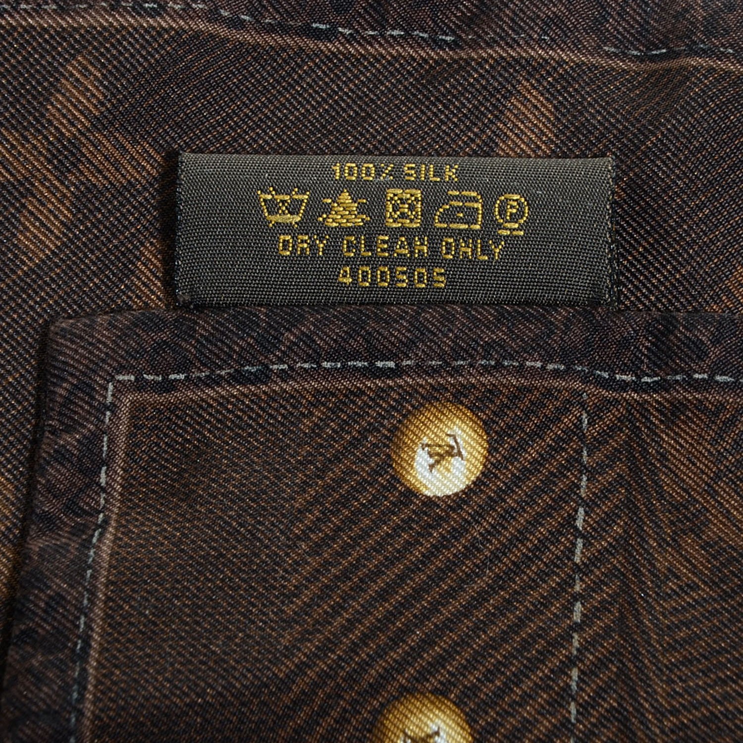 Louis Vuitton Silk Monogram New Denim Bandeau Ebene 3 of 4