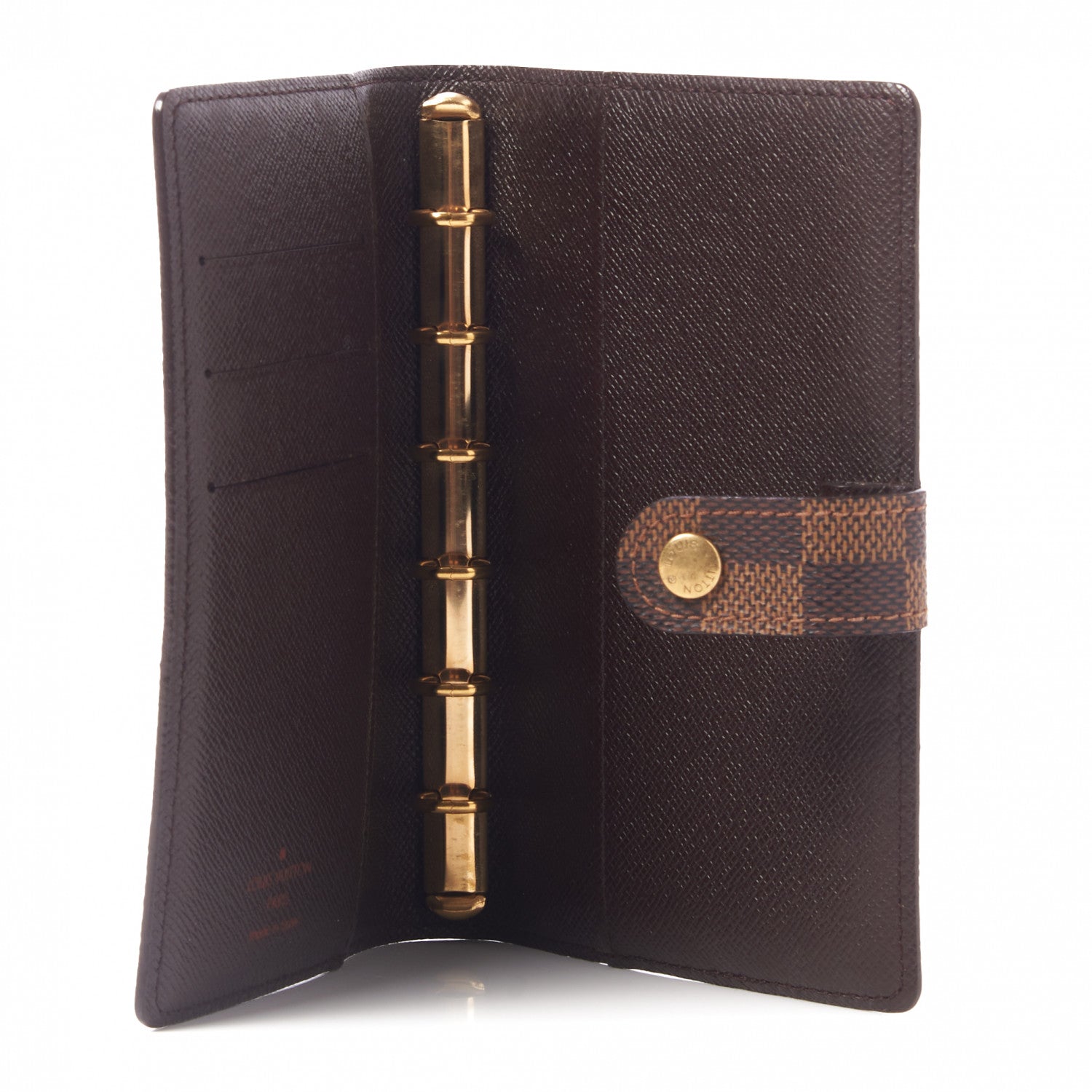 Louis Vuitton Damier Ebene Small Ring Agenda Cover 6 of 7