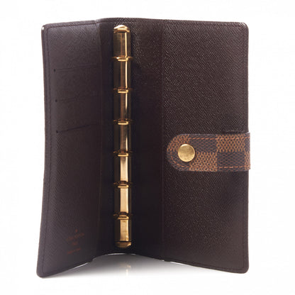 Louis Vuitton Damier Ebene Small Ring Agenda Cover 6 of 7