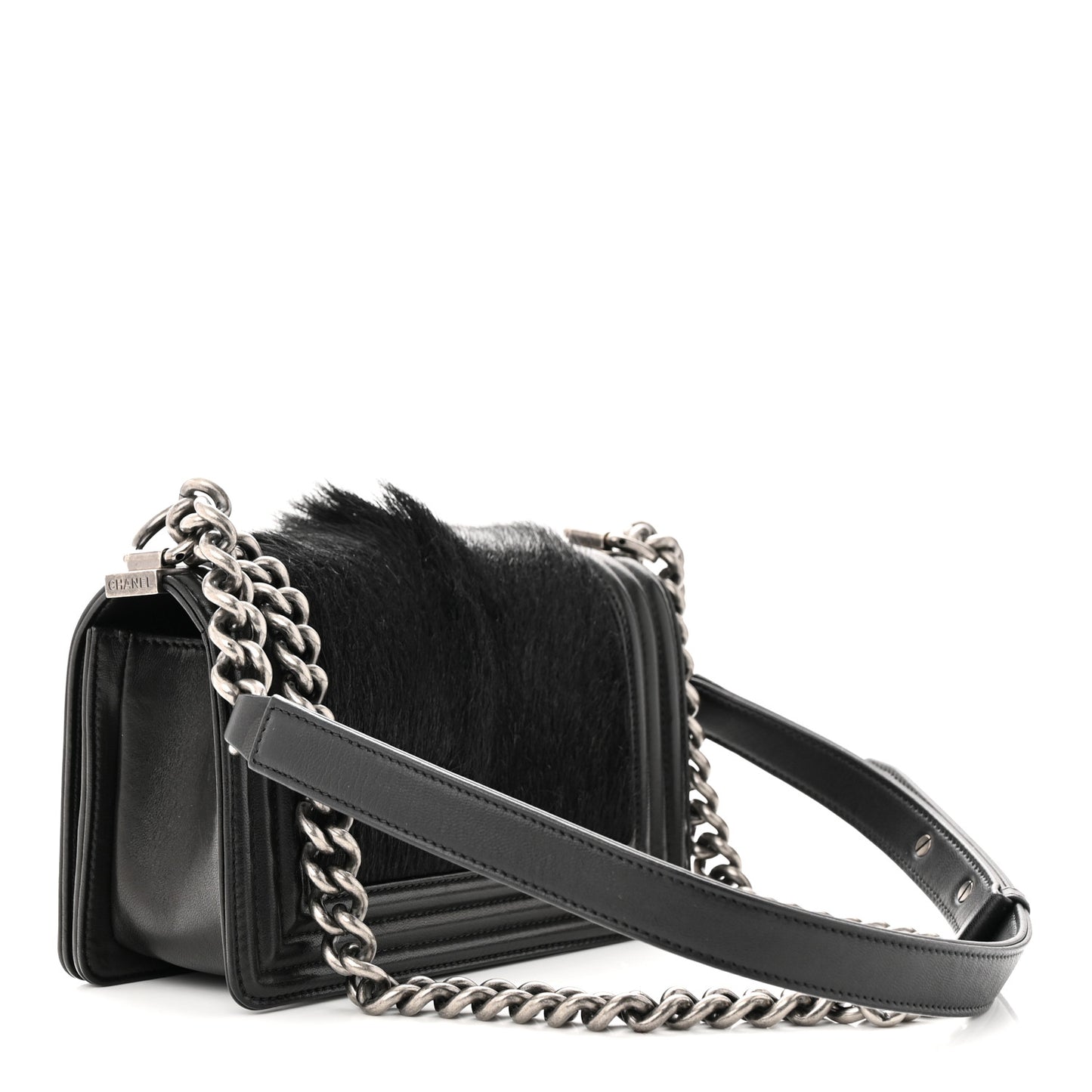 Goat Hair Small Boy Flap Black