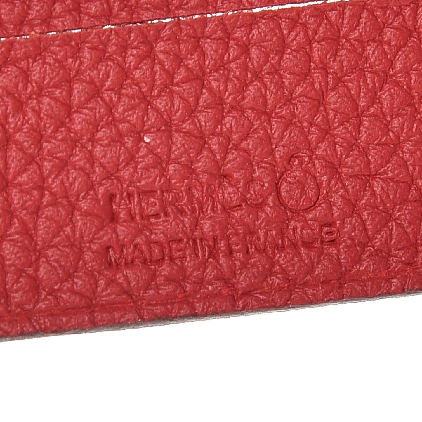 Togo Epsom Petit H Italian Car Bag Charm Rouge Casaque Gris Mouette