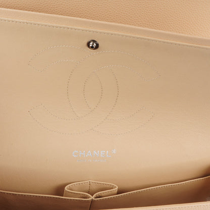 Chanel Caviar Quilted Jumbo Double Flap Beige Clair 7 of 8