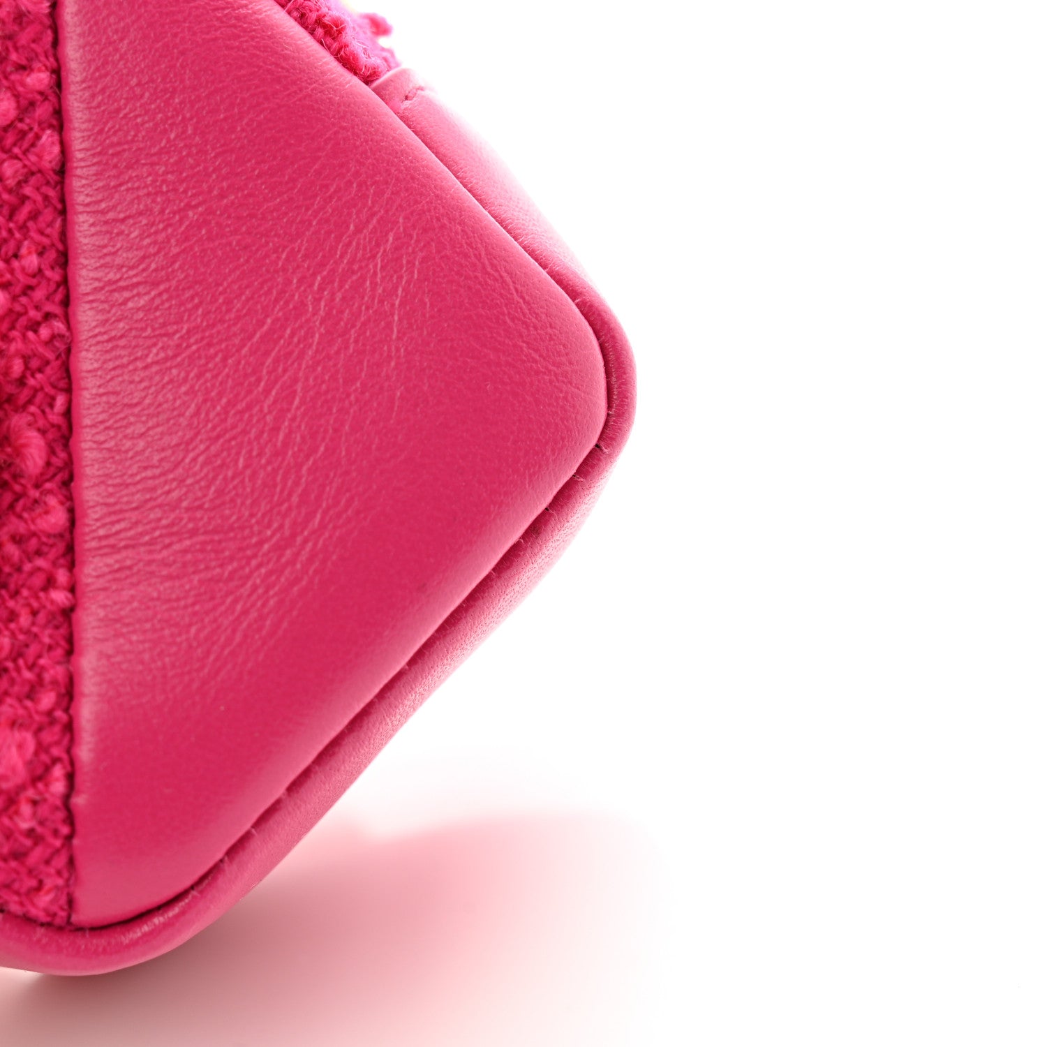 Saint Laurent Boucle Jaime Cube Charm Keychain Magenta 7 of 7