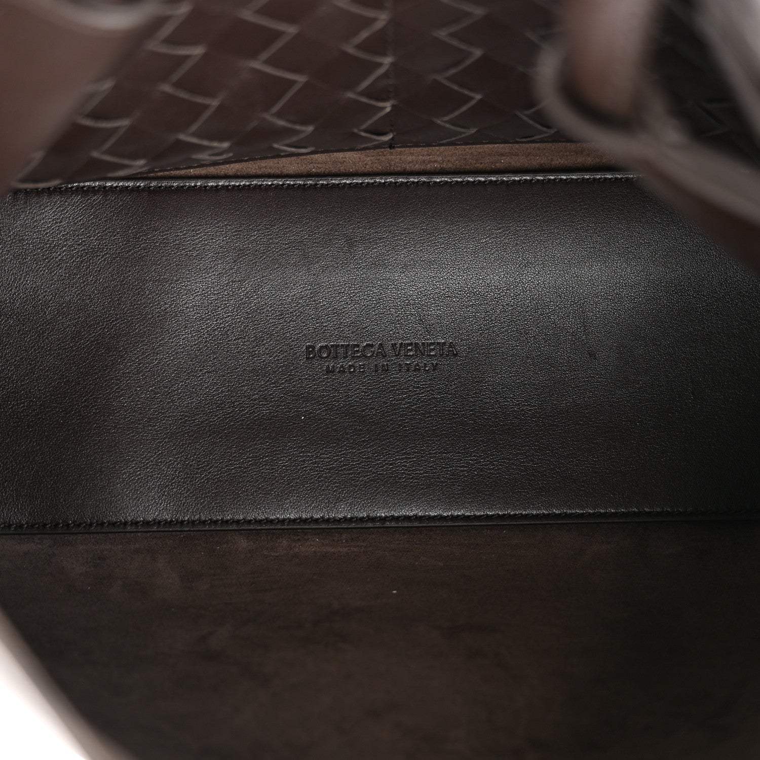 Bottega Veneta Silky Calfskin Medium Andiamo Shoulder Bag Black 5 of 9