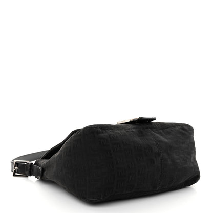 Fendi Zucchino Mama Baguette Black 4 of 9